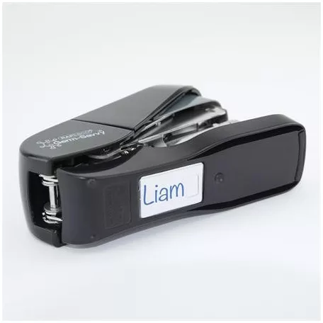 RAPESCO Tűzőgép, 24/6, 35 lap, könnyített tűzés, antibakteriális, RAPESCO "ECO Less Effort", fekete