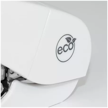 RAPESCO Tűzőgép, 24/6, 35 lap, könnyített tűzés, antibakteriális, RAPESCO "ECO Less Effort", fehér