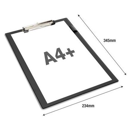 RAPESCO Felírótábla, PVC, A4+, RAPESCO, 10 db, fekete