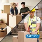 RAPESCO Csomagzáró gép, RAPESCO "Germ-Savvy® 960", áttetsző csomagolószalaggal