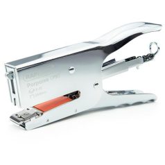   RAPESCO Tűzőgép, kézi, 24/8, 45 lap, fém, RAPESCO "Porpoise ONE", króm