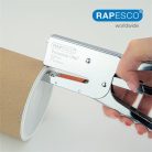 RAPESCO Tűzőgép, kézi, 24/8, 45 lap, fém, RAPESCO "Porpoise ONE", króm