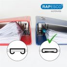 RAPESCO Tűzőgép, kézi, 24/8, 45 lap, fém, RAPESCO "Porpoise ONE", króm