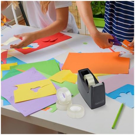 RAPESCO Ragasztószalag, 19 mm x 33 m, RAPESCO, 10 db,  áttetsző