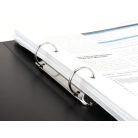 RAPESCO Gyűrűs könyv, 2 gyűrű, 38 mm, A4, PP, RAPESCO "Eco GRS Recycled", fekete