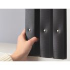 RAPESCO Gyűrűs könyv, 2 gyűrű, 38 mm, A4, PP, RAPESCO "Eco GRS Recycled", fekete