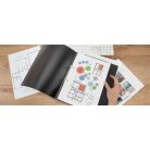 RAPESCO Gyűrűs könyv, 2 gyűrű, 38 mm, A4, PP, RAPESCO "Eco GRS Recycled", fekete