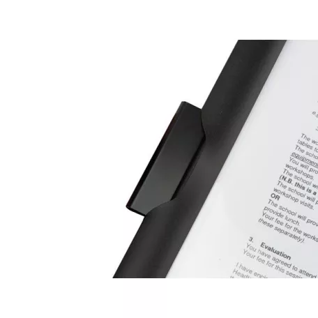RAPESCO Gyorsfűző, klipes, PP, A4, RAPESCO "Eco GRS Recycled", fekete