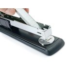 RAPESCO Tűzőgép, 24/6, 26/6, 20 lap, RAPESCO "Eco GRS Recycled Half-Strip", fekete