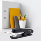 RAPESCO Tűzőgép, 24/6, 26/6, 20 lap, RAPESCO "Eco GRS Recycled Half-Strip", fekete