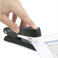   RAPESCO Tűzőgép, 24/6, 26/6, 20 lap, fém, RAPESCO "Minno Half-Strip", fekete