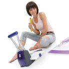 RAPESCO Lyukasztó, nagyteljesítményű, kétlyukú, 150 lap, könnyített lyukasztás, RAPESCO "ECO P2200", szürke