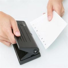   RAPESCO Lyukasztó, hatlyukú, 8 lap, fém, RAPESCO "Diary 66", matt fekete