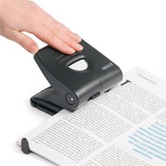   RAPESCO Lyukasztó, kétlyukú, 30 lap, antbakteriális, RAPESCO "827-P", fekete