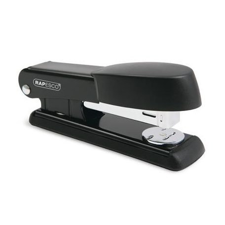RAPESCO Tűzőgép, 24/6, 26/6, 25 lap, fém, RAPESCO "Bowfin Half-Strip", fekete