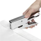 RAPESCO Tűzőgép, kézi, 24/6-8, 26/6-8, 45 lap, fém, RAPESCO "Porpoise", ezüst