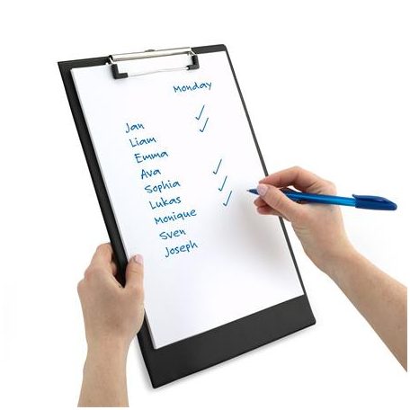 RAPESCO Felírótábla, PVC, A4+, RAPESCO, fekete