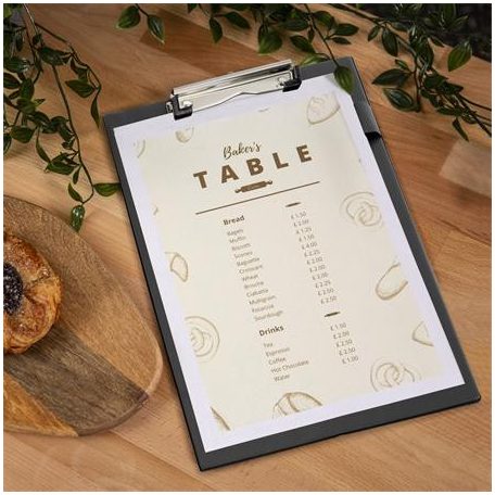 RAPESCO Felírótábla, PVC, A4+, RAPESCO, fekete