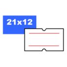 Árazószalag, 21x12 mm, "Motex", csíkos