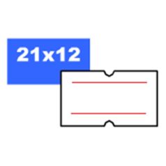 Árazószalag, 21x12 mm, "Motex", csíkos