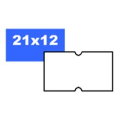 Árazószalag, 21x12 mm, "Motex", fehér