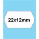 BLITZ Árazószalag, visszaszedhető, 22x12 mm, BLITZ, fehér