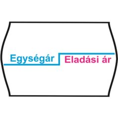 Árazószalag, feliratos, 25x16, Egységár/Eladási ár