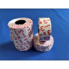 BLITZ Árazószalag, 26x16 mm, BLITZ, 36 tekercs, fehér