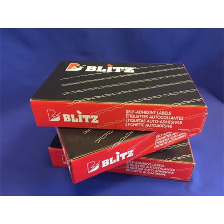 BLITZ Árazószalag, 26x16 mm, BLITZ, 36 tekercs, fehér