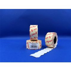 BLITZ Árazószalag, erősített, 26x16 mm, BLITZ, fehér