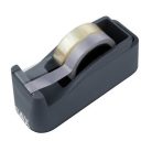 SAX Csomagolószalag adagoló, asztali, csomagolószalaggal, SAX "729", antracit szürke