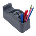 SAX Csomagolószalag adagoló, asztali, csomagolószalaggal, SAX "729", antracit szürke