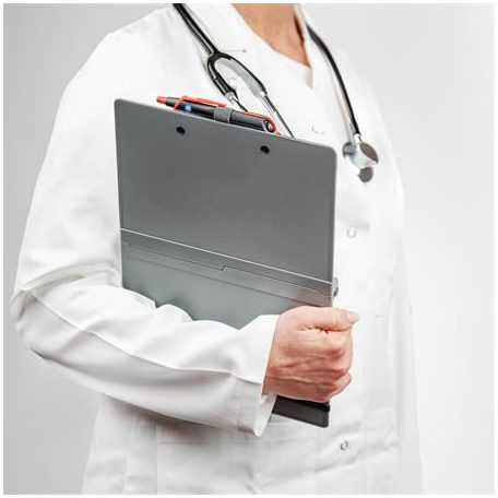 SAX Felírótábla, A4, összehajtható, SAX, szürke