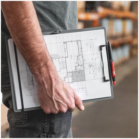 SAX Felírótábla, A4, összehajtható, SAX, szürke