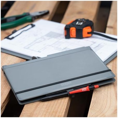 SAX Felírótábla, A4, összehajtható, SAX, szürke