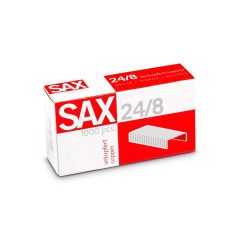 SAX Tűzőkapocs, 24/8, réz, SAX