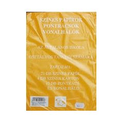 Színes papírok, pontrácsok 1.o.