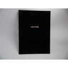 Oklevéltartó, A4, exkluzív, plüss, aranyozva, fekete