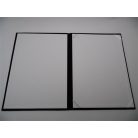 Oklevéltartó, A4, exkluzív, plüss, aranyozva, fekete