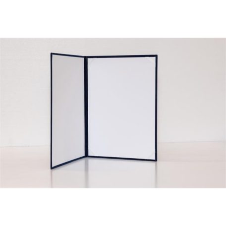 Oklevéltartó, A4, exkluzív, plüss, kék