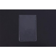 Igazolványtartó, TB tok, PVC, átlátszó