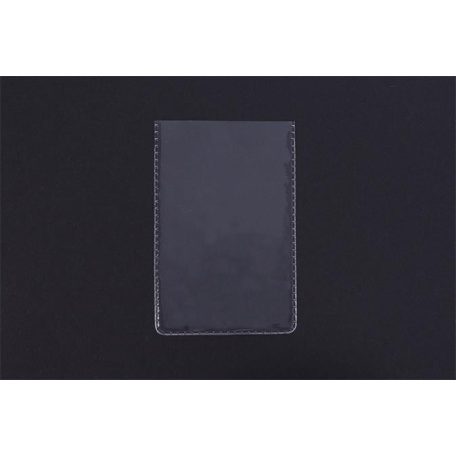 Igazolványtartó, TB tok, PVC, átlátszó