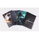 Igazolványtartó, álló, 10 betét lappal, mintás PVC, "Bővített személyi", fiú