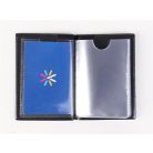 Igazolványtartó, álló, 10 betét lappal, PVC, "Bővített személyi", férfi