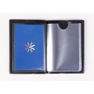 Igazolványtartó, álló, 10 betét lappal, PVC, "Bővített személyi", női