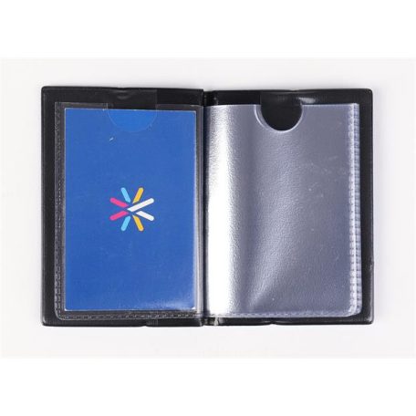 Igazolványtartó, álló, 10 betét lappal, PVC, "Bővített személyi", női