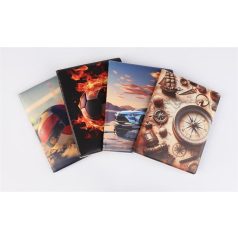   Igazolványtartó, álló, 16 betét lappal, mintás PVC, "Okmányok", fiú