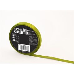 Szatén szalag, 12 mm x 32 m, zöld