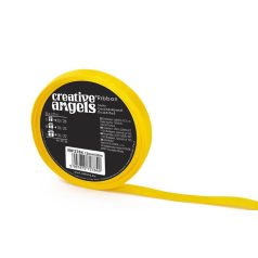 Szatén szalag, 12 mm x 32 m, sárga
