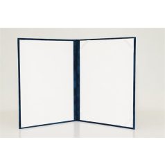   Oklevéltartó, A5, exkluzív, plüss, 1 db A5 oklevélhez, kék
